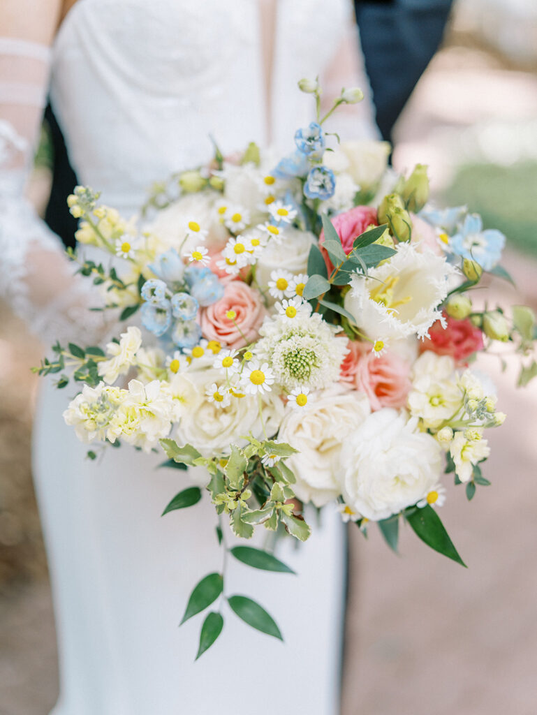 gorgeous floral arrangement for a garden wedding at carillon 