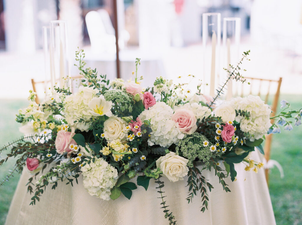 floral details at garden wedding at carillon 