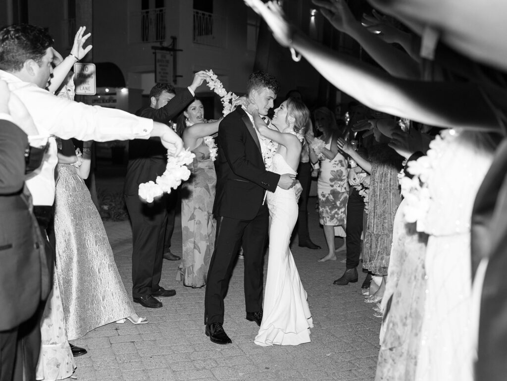 happy couple dancing at garden wedding at carillon 