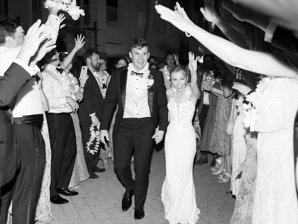 happy bride and groom at garden wedding at carillon 