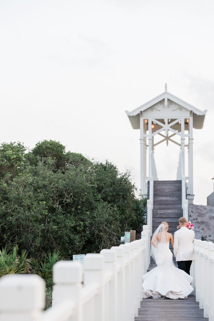 bride and groom photography carillon wedding on 30A