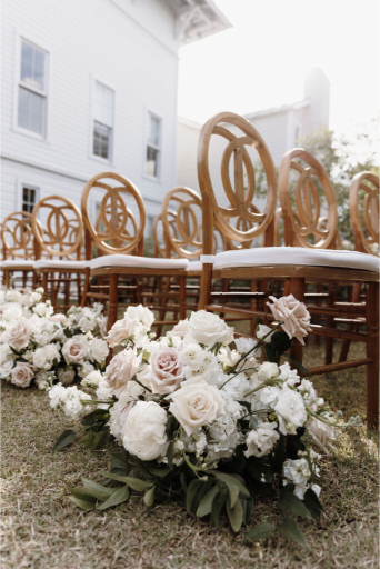 ceremony floral details